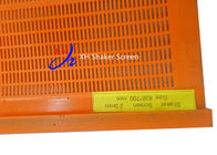 容易ではない線形赤いオレンジ黄色ポリウレタン スクリーンのパネル穴を妨げること