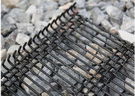 平らな曲がる編まれたステンレス鋼のひだを付けられた編まれた金網の炭鉱